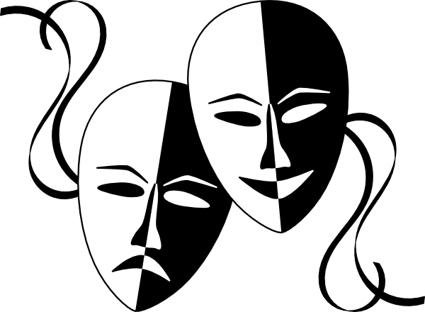 two faces theater icon png